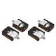 Happlignly 4x Foldable Bike Pedals Double Side Folding Pedals Universal for Folding Bike Road Bike City Bike