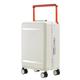 Travel Luggage Women Fashion Pull Bar Suitcase Box Fashion Universal Wheel Silent 20/24 "Boarding Password Luggage White 20"