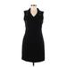 Brooklyn Industries Casual Dress - Sheath Cowl Neck Sleeveless: Black Print Dresses - Women's Size Medium