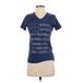 Under Armour Short Sleeve T-Shirt: Blue Tops - Women's Size X-Small