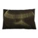 Ahgly Company Patterned Indoor-Outdoor Oak Brown Lumbar Throw Pillow