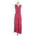 Apt. 9 Casual Dress - Maxi: Pink Dresses - Women's Size Small
