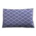 Ahgly Company Patterned Indoor-Outdoor Periwinkle Purple Lumbar Throw Pillow