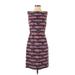 Florence Broadhurst for Kate Spade Casual Dress - Sheath High Neck Sleeveless: Purple Dresses - Women's Size 4