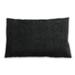 Ahgly Company Mid-Century Modern Indoor-Outdoor Light Black Black Lumbar Throw Pillow