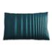 Ahgly Company Patterned Indoor-Outdoor Deep-Sea Blue Lumbar Throw Pillow