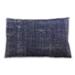 Ahgly Company Mid-Century Modern Indoor-Outdoor Slate Blue Grey Blue Lumbar Throw Pillow