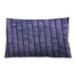 Ahgly Company Patterned Indoor-Outdoor Deep Periwinkle Purple Lumbar Throw Pillow