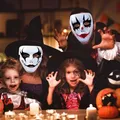 Masques de cosplay d'Halloween pour adultes et enfants masque anonyme masque à thème de film