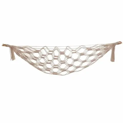 Hamac de rangement pour jouets en macramé hamac en peluche coin de chambre décoration