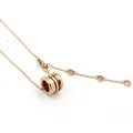 Lady Jewelry Romain Numarrate Collier en acier inoxydable Printemps Pendentif Collier JOLink Love