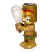 Trinx 9"H Solar-Powered Tiki Statue w/ LED Lights | 9 H x 5 W x 6 D in | Wayfair EEE9425312944517886C8D4DE2AD9A6B