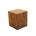 Loon Peak® Jaedah Block Coffee Table Concrete in Brown/Yellow | 17.25 H x 14.85 W x 14.85 D in | Wayfair C3EC248D1CB14769AAC35BB9CDBF7430