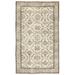 Beige 65" x 105" L Area Rug - Lofy Atina Oriental Machine Woven Rectangle 5'5" x 8'9" /Wool Area Rug in 105.0 x 65.0 x 1.0 in white/Wool | Wayfair