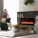 Symple Stuff Datus Electric Fireplace Insert, Crystal in Black | 19 H x 50 W x 5.1 D in | Wayfair 6990AE7C829B4B97B02082A120F8ED0C