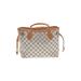 Louis Vuitton Tote Bag: Gray Checkered/Gingham Bags