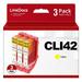 LinkDocs Compatible CLI-42 Yellow Ink Cartridges Replacement for Canon CLI 42 CLI42 Y to Use with Canon Pixma Pro-100 Pro 100 Pro-100S Printers (3 Pcs Pack Yellow)