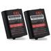 EBL KEBT-071 2 Replacement for Motorola Way Radio Battery 1000mAh 3.6V NiMH Batteries (2 Pack)