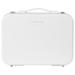 ALLOET Women Cosmetic Bag with Mirror LED Light Wash Bags PU Large Capacity Storage Box White
