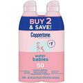 Coppertone Water Babies Sunscreen Lotion Spray SPF 50 Pediatrician Recommended Baby Sunscreen Spray Water Resistant Sunscreen for Babies 6 Oz Spray Pack of 2