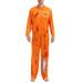 Adult Orange Prison Halloween Overall for Men