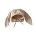 Canis Breathable Bonnet Hat with Cute Bunny Ears for Newborns