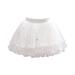 CaComMARK PI Clearance Toddler Girl Tulle Skirt Party Dance Costume Net Yarn Crimping Pearl Sequins White