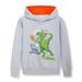 Hfolob Kids Boy Hoodies Crewneck Hooded Sweatshirts Long Sleeve Dinosaur Pullover Top Boy Outfits 5 To 12 Years Kids Clothes