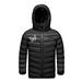 Heated Hoodie Jacket for Boys Girls USB Electric Thermal Body Warmer Lightweight Rechargeable Heating Hooded Coat Windproof Coat For Children Winter 3 Heated Jacket Coat