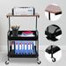 Mobile Laptop Printer Cart Table Scanner Computer Desk Stand Home Office 3 Tier