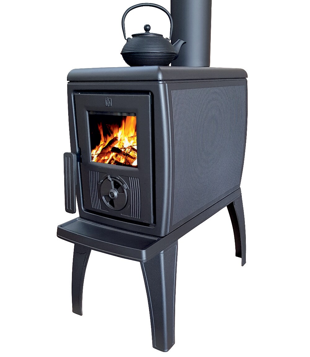 EEK A+ Gusskaminofen Plamen Trenk mit Herdplatte Image