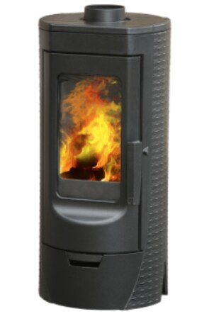 EEK A+ Design-Gusskaminofen Plamen Tara, raumluftunabhängig Image