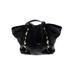 Badgley Mischka Leather Shoulder Bag: Black Solid Bags