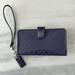 Coach Bags | Coach Purple Patent Leather Wristlet Wallet | Color: Purple/Silver | Size: Os