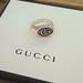 Gucci Jewelry | Gucci Marmont Pinky Ring | Color: Black/Silver | Size: Os