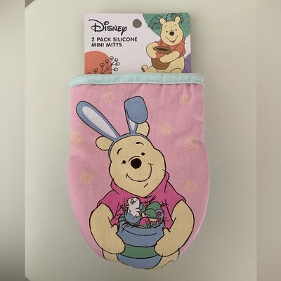 Disney Kitchen | Disney Winnie The Pooh Mini Oven Mitts | Color: Blue/Pink | Size: Os