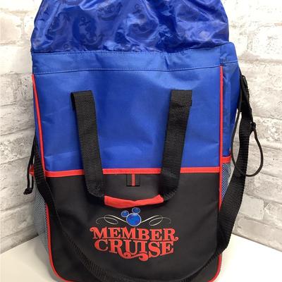Disney Bags | Disney Vacation Club Member Cruise 2014 Dvc Beach Soft Side Cooler Tote Bag | Color: Blue | Size: Os