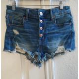 American Eagle Outfitters Shorts | Junior's American Eagle High-Rise Jean Shorts | Color: Blue | Size: Mj
