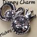 Disney Jewelry | Disney Pandora/European Type Charm | Color: Silver/White | Size: Os