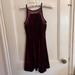 Urban Outfitters Dresses | Euc Maroon Velvet Dress From Urban Outfitters | Color: Red | Size: S