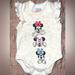 Disney One Pieces | Disney Baby Minnie / Mickey Mouse Newborn 3 Pack Of Onesies. | Color: Green/Pink | Size: Newborn