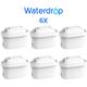 Waterdrop - Cartouche Filtrante, Remplacement pour Brita Maxtra+-lot de 6