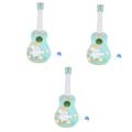 Vaguelly 3 Pcs 4 Ukulele Musical Toy Kids Uke Toy Kıds Toys Toy Ukulele Toddler Ukulele Toy Kids Instrument Toys Kids Toys Guitar Music Instrument Toy Gift Box Child Dropshipping