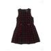 Lands' End Dress - Fit & Flare: Red Plaid Skirts & Dresses - Kids Girl's Size 10