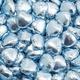 Italian Options Milk Chocolate Foiled Hearts, 150 Chocolates, Blue Foil