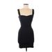 Miss Selfridge Casual Dress - Mini: Black Solid Dresses - Women's Size 6