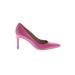 L.K. Bennett Heels: Pink Color Block Shoes - Women's Size 39