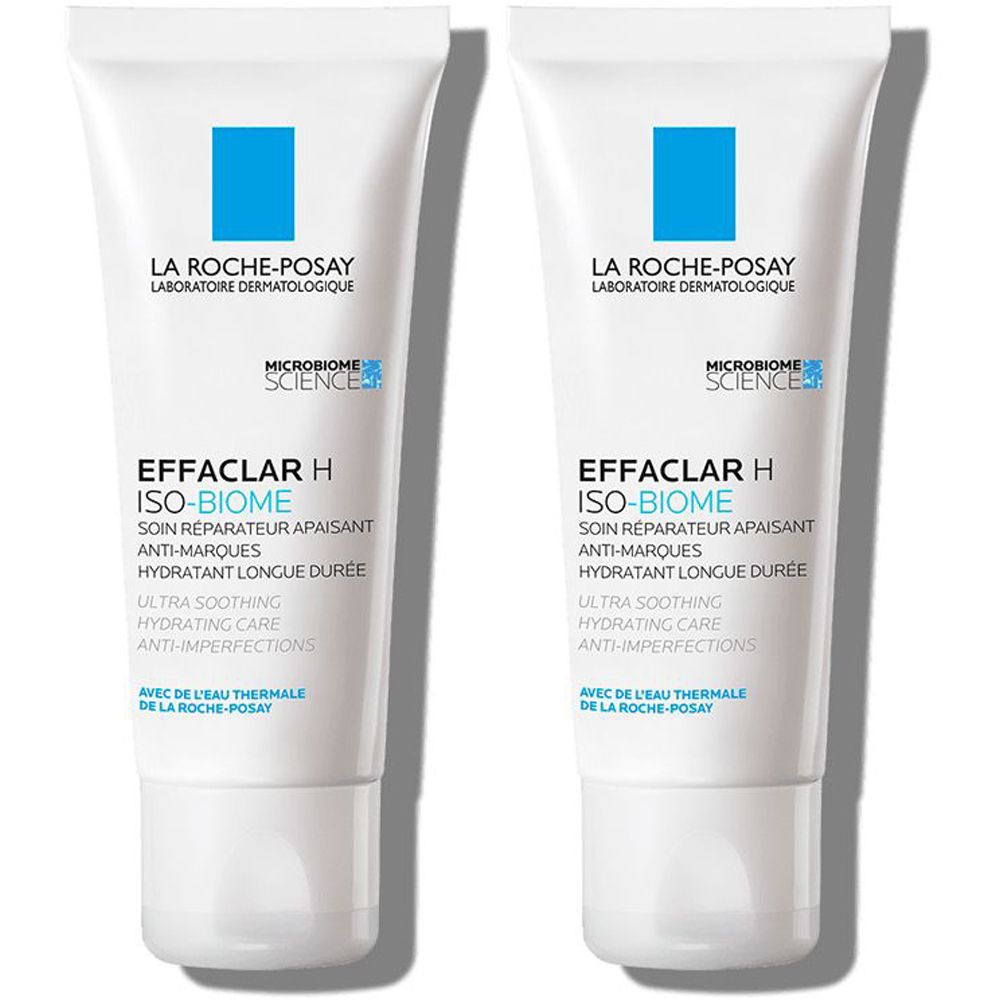 La Roche Posay Effaclar H Iso-Biome Crema Viso 2x40 ml