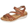 Sandale REMONTE Gr. 44, braun (cognac) Damen Schuhe Sandalen