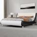 Moasis Design Model PU Upholstered Led Bed Frame